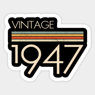 Vintage Classic 1947 Sticker